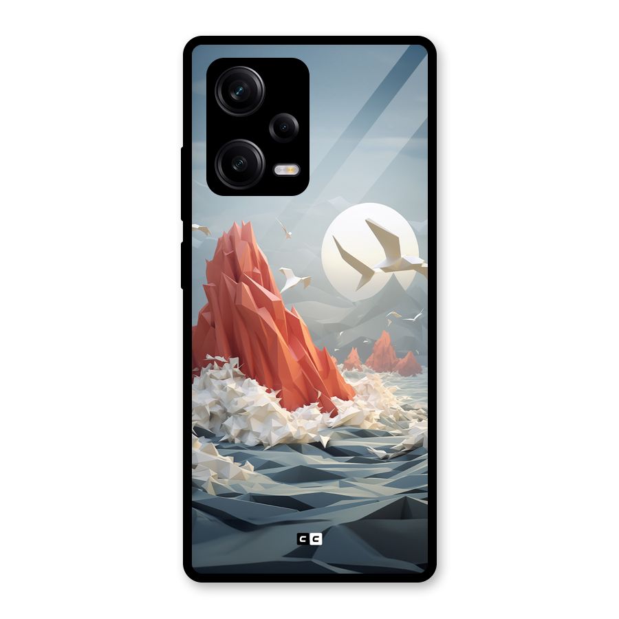 Three Dimension Sea Glass Back Case for Redmi Note 12 Pro