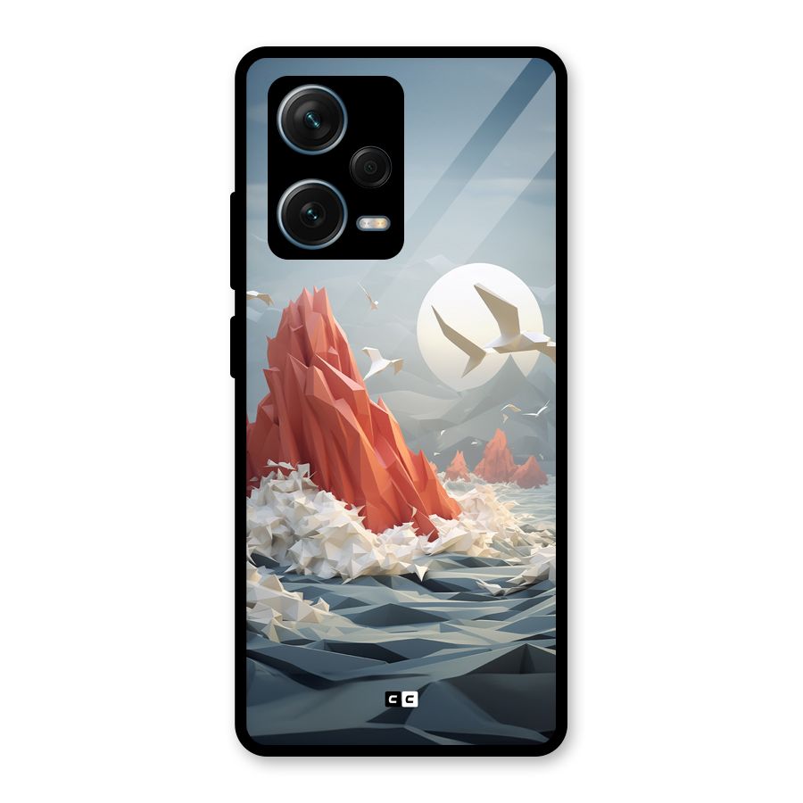 Three Dimension Sea Glass Back Case for Redmi Note 12 Pro Plus 5G
