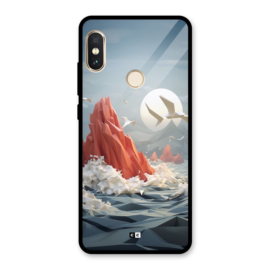 Three Dimension Sea Glass Back Case for Redmi Note 5 Pro
