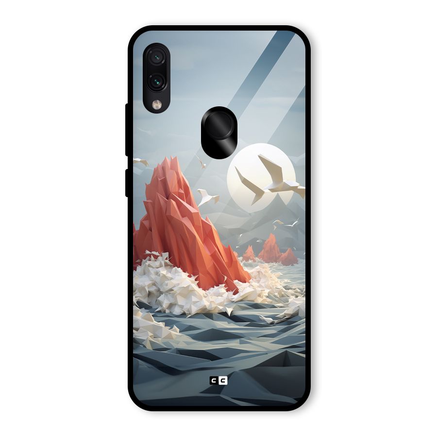 Three Dimension Sea Glass Back Case for Redmi Note 7 Pro