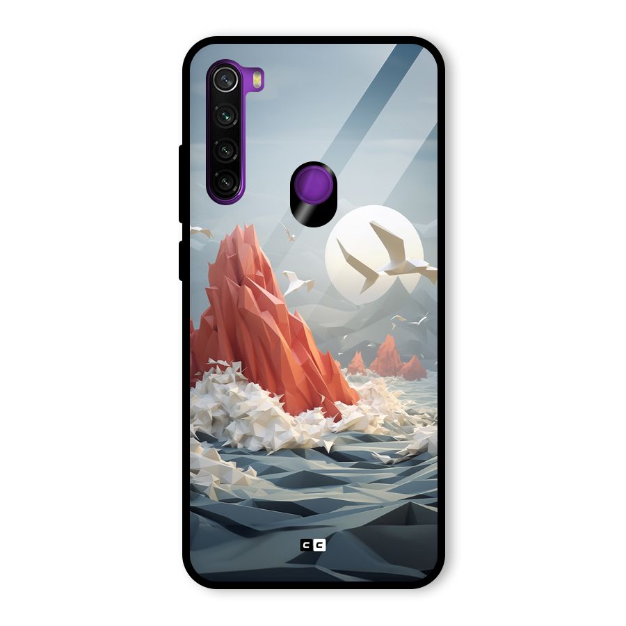 Three Dimension Sea Glass Back Case for Redmi Note 8