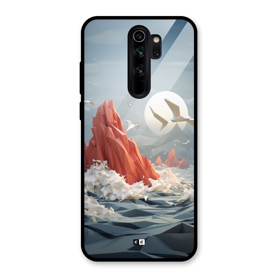 Three Dimension Sea Glass Back Case for Redmi Note 8 Pro