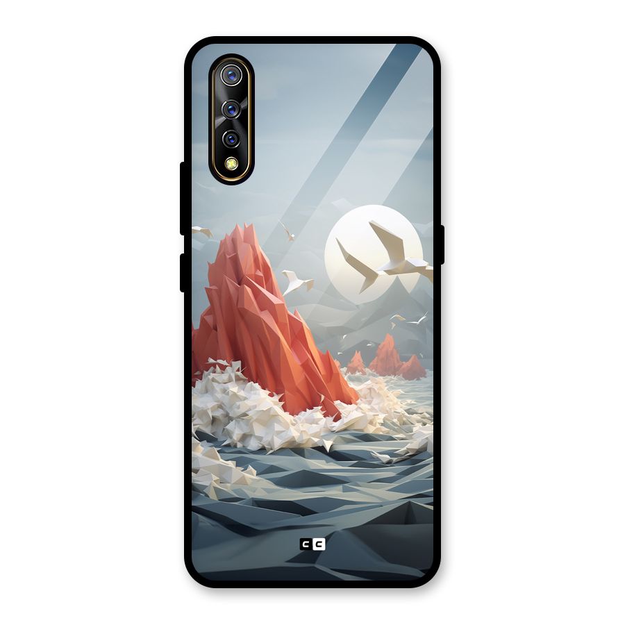 Three Dimension Sea Glass Back Case for Vivo S1
