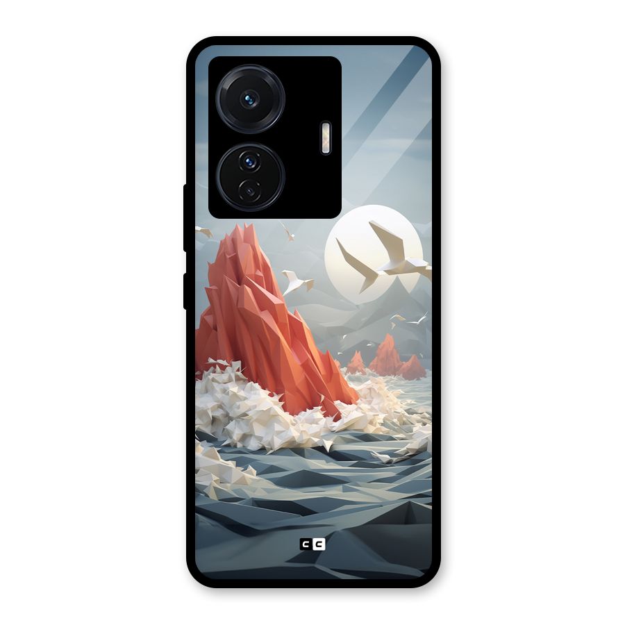 Three Dimension Sea Glass Back Case for Vivo T1 Pro