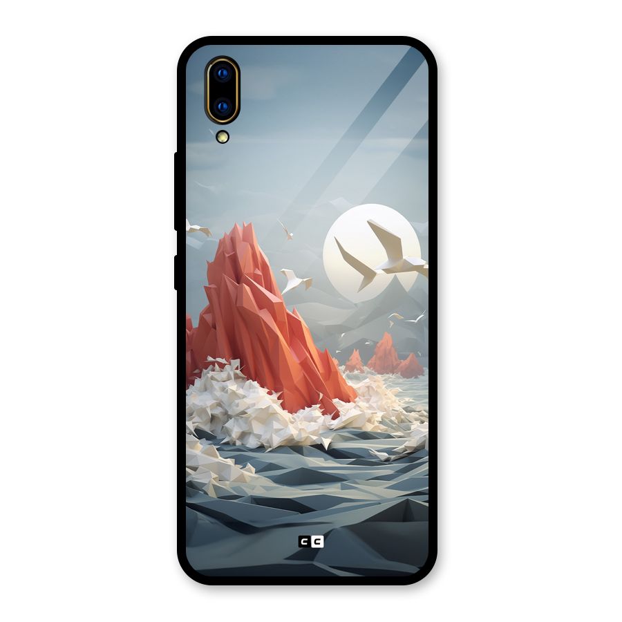 Three Dimension Sea Glass Back Case for Vivo V11 Pro