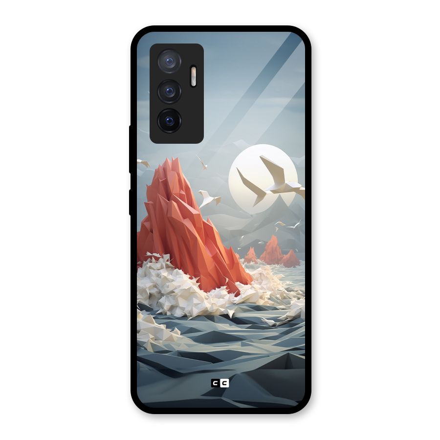 Three Dimension Sea Glass Back Case for Vivo V23e