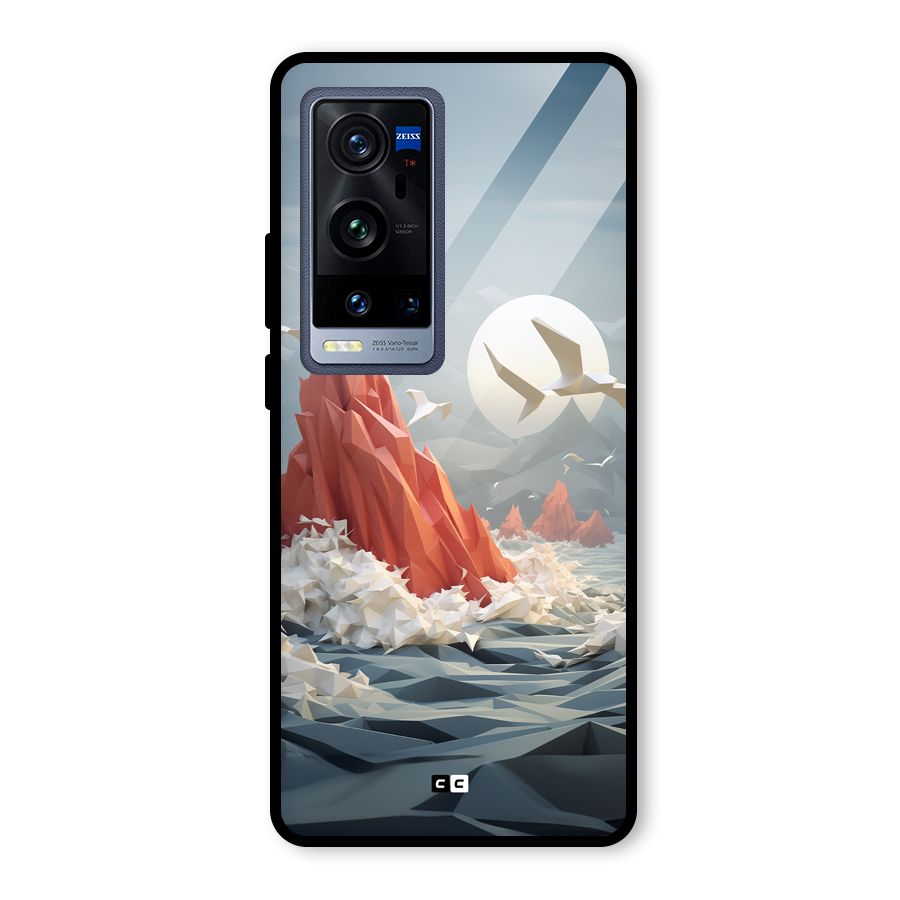 Three Dimension Sea Glass Back Case for Vivo X60 Pro Plus