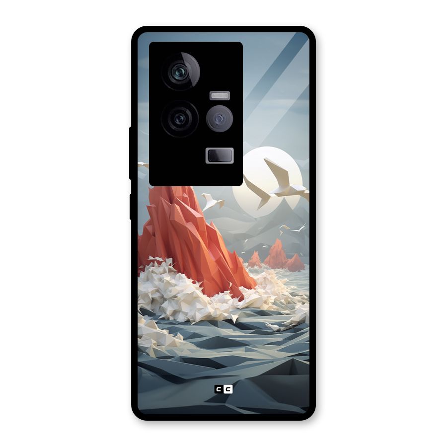 Three Dimension Sea Glass Back Case for Vivo iQOO 11 5G
