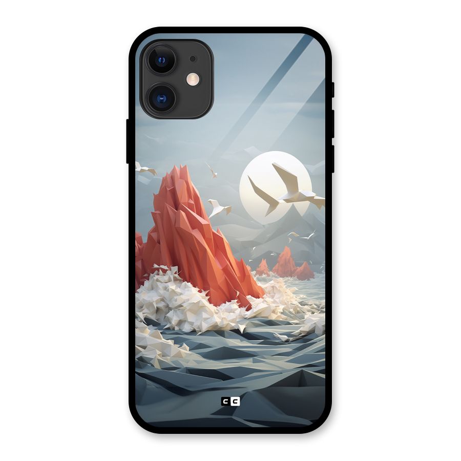 Three Dimension Sea Glass Back Case for iPhone 11