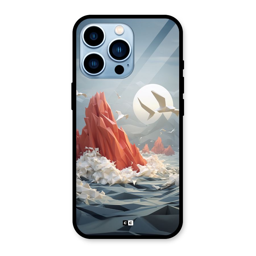 Three Dimension Sea Glass Back Case for iPhone 13 Pro