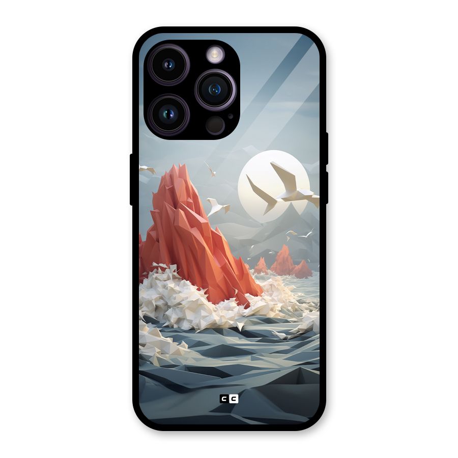 Three Dimension Sea Glass Back Case for iPhone 14 Pro Max