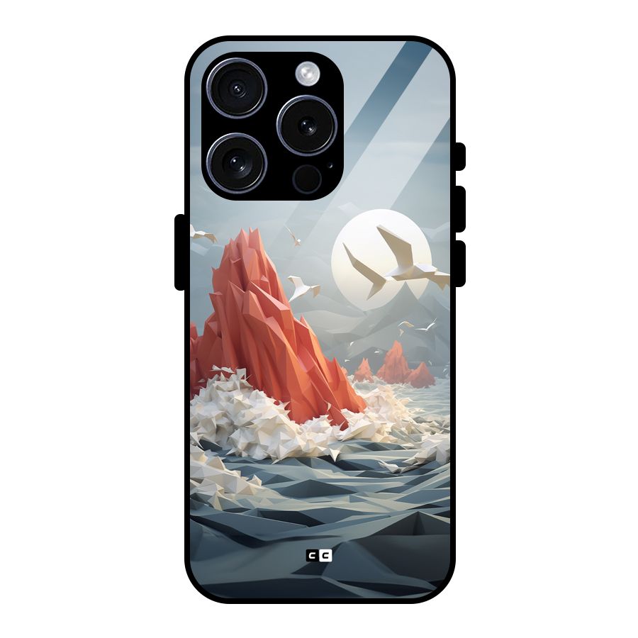 Three Dimension Sea Glass Back Case for iPhone 15 Pro