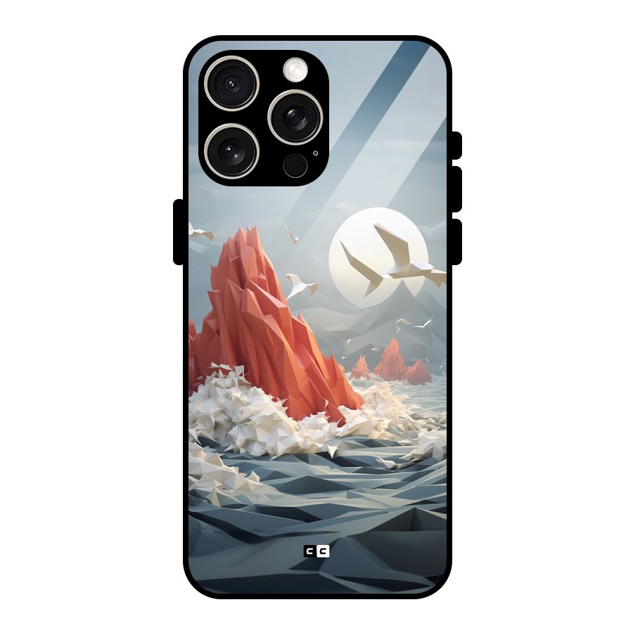 Three Dimension Sea Glass Back Case for iPhone 15 Pro Max