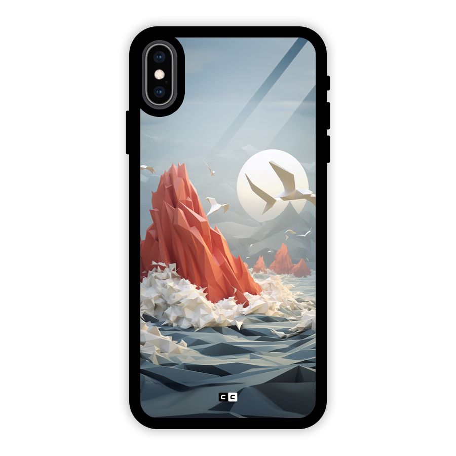 Three Dimension Sea Glass Back Case for iPhone XS Max