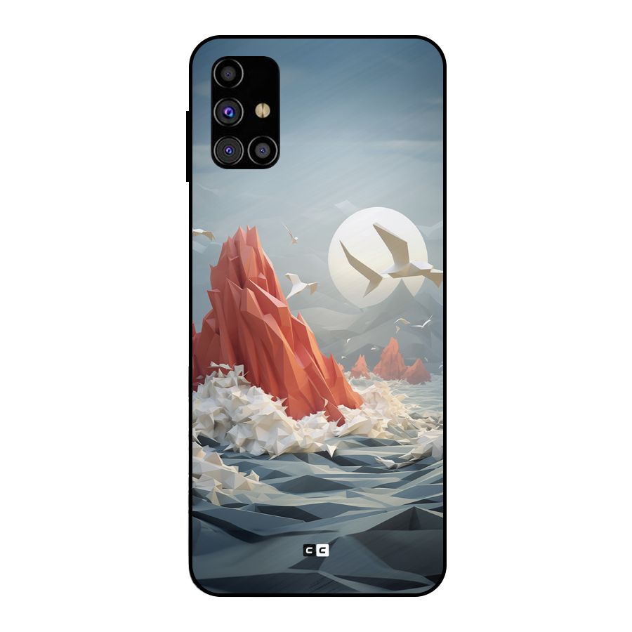 Three Dimension Sea Metal Back Case for Galaxy M31s