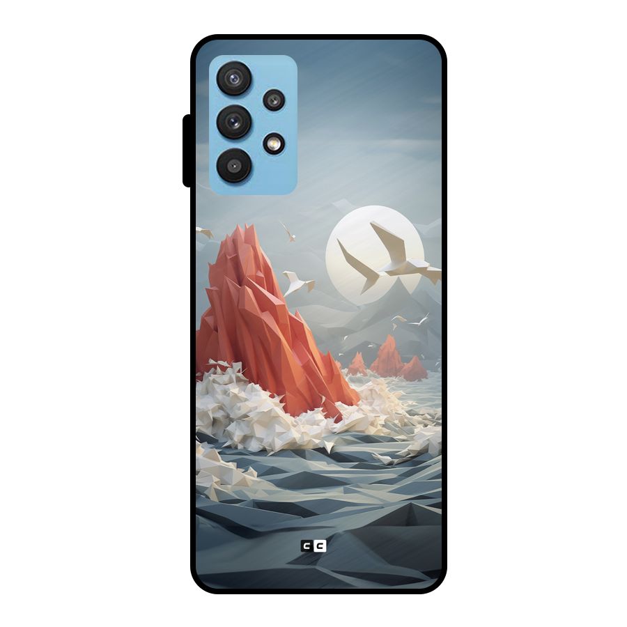 Three Dimension Sea Metal Back Case for Galaxy M32 5G