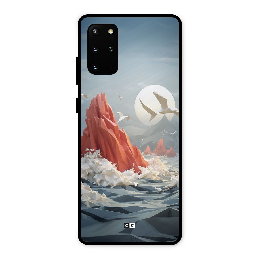 Three Dimension Sea Metal Back Case for Galaxy S20 Plus