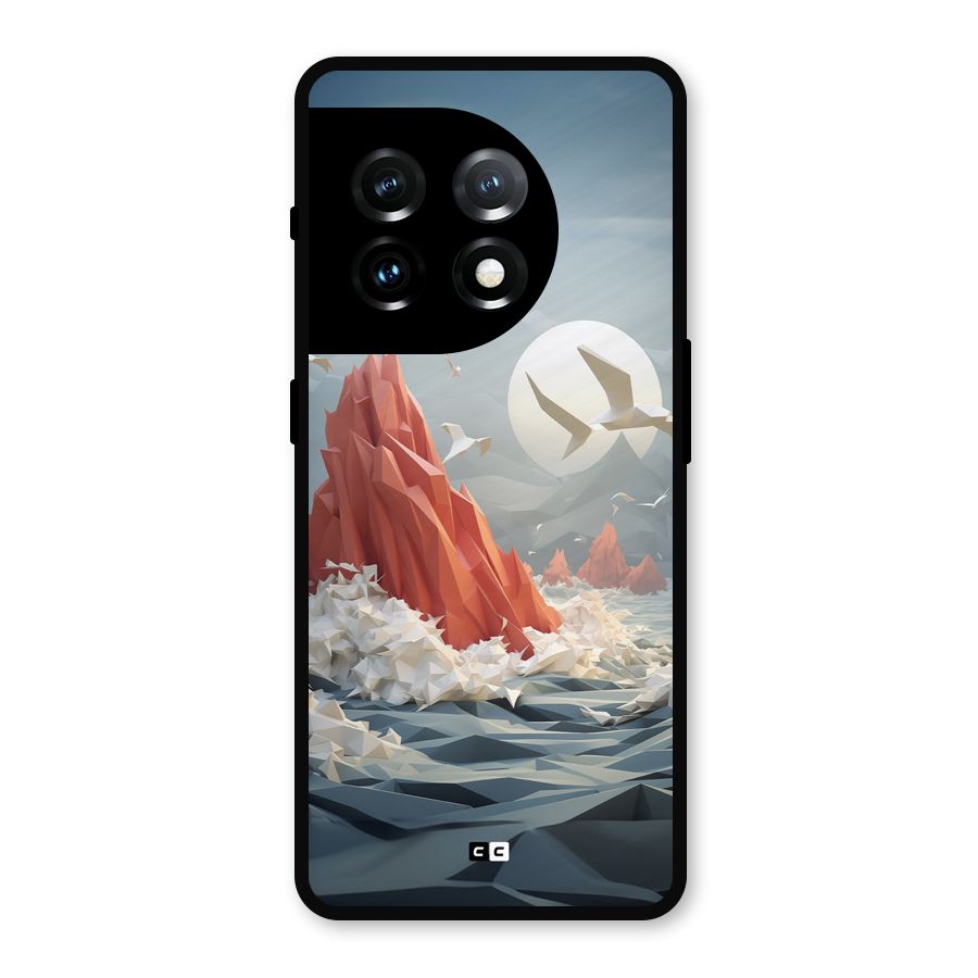 Three Dimension Sea Metal Back Case for OnePlus 11