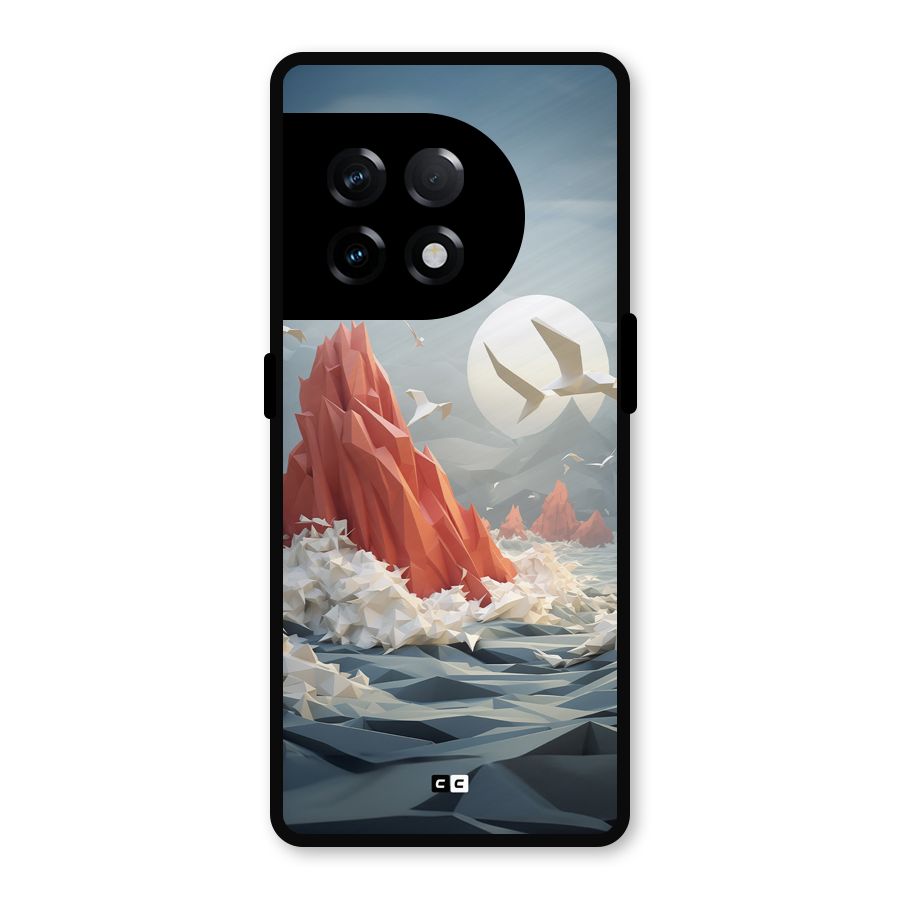 Three Dimension Sea Metal Back Case for OnePlus 11R