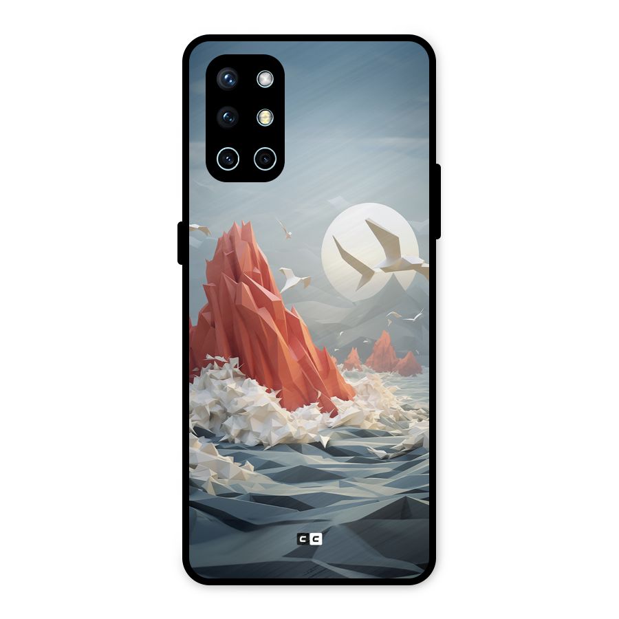Three Dimension Sea Metal Back Case for OnePlus 9R