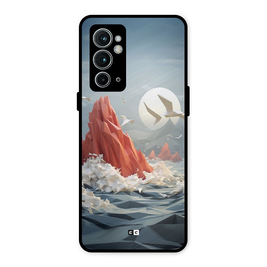 Three Dimension Sea Metal Back Case for OnePlus 9RT 5G