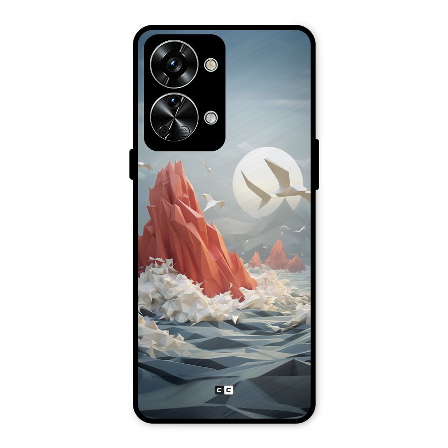 Three Dimension Sea Metal Back Case for OnePlus Nord 2T