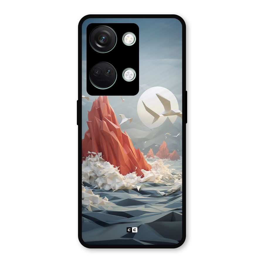 Three Dimension Sea Metal Back Case for OnePlus Nord 3
