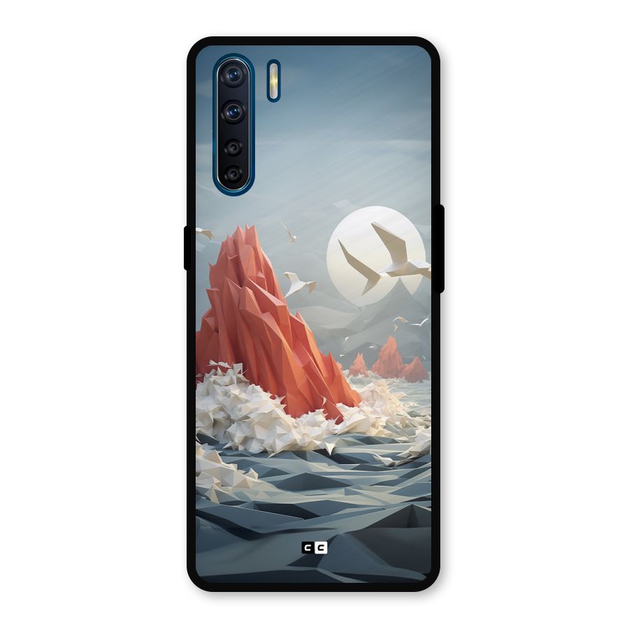 Three Dimension Sea Metal Back Case for Oppo F15