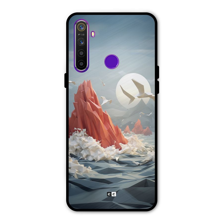 Three Dimension Sea Metal Back Case for Realme 5