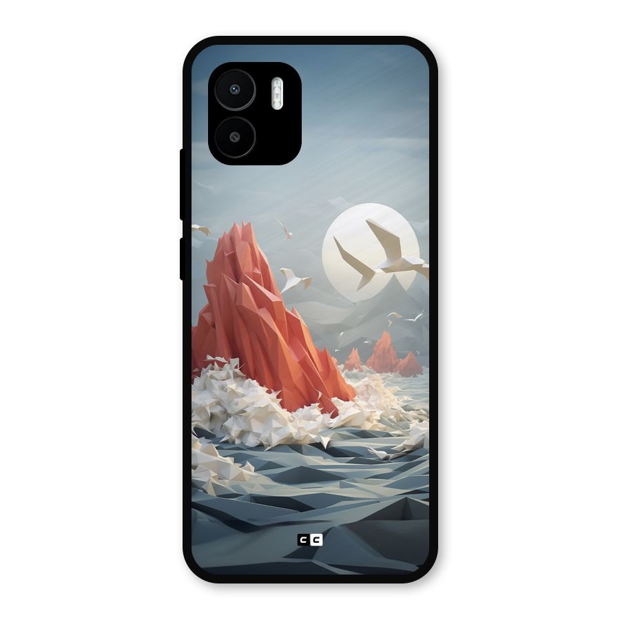 Three Dimension Sea Metal Back Case for Redmi A2