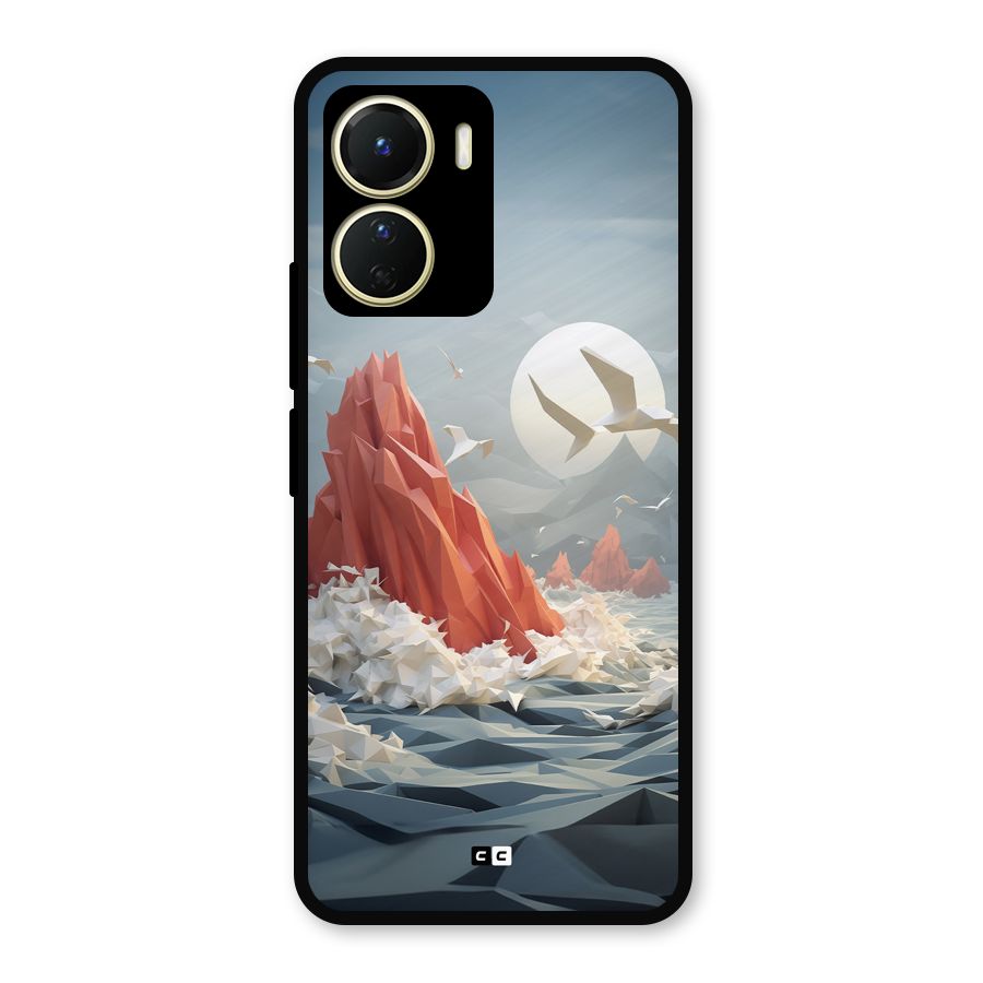 Three Dimension Sea Metal Back Case for Vivo T2x