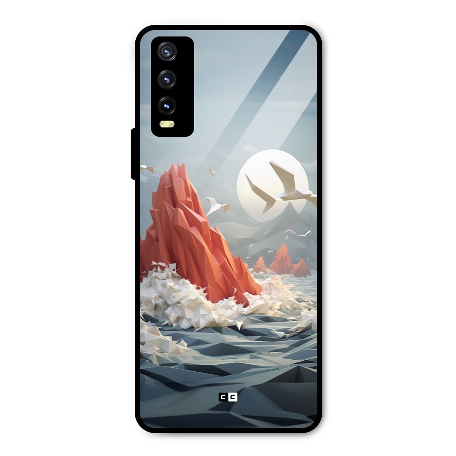 Three Dimension Sea Metal Back Case for Vivo Y20g