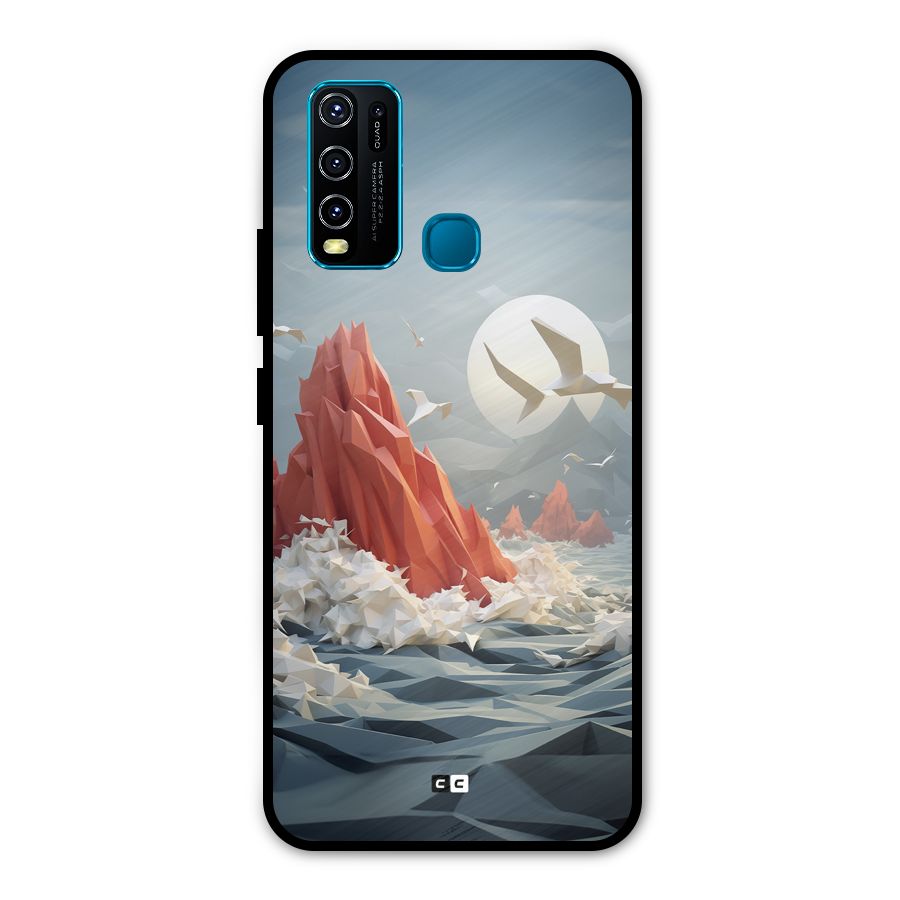 Three Dimension Sea Metal Back Case for Vivo Y30