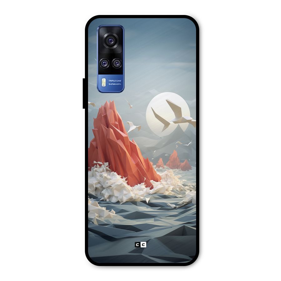 Three Dimension Sea Metal Back Case for Vivo Y31