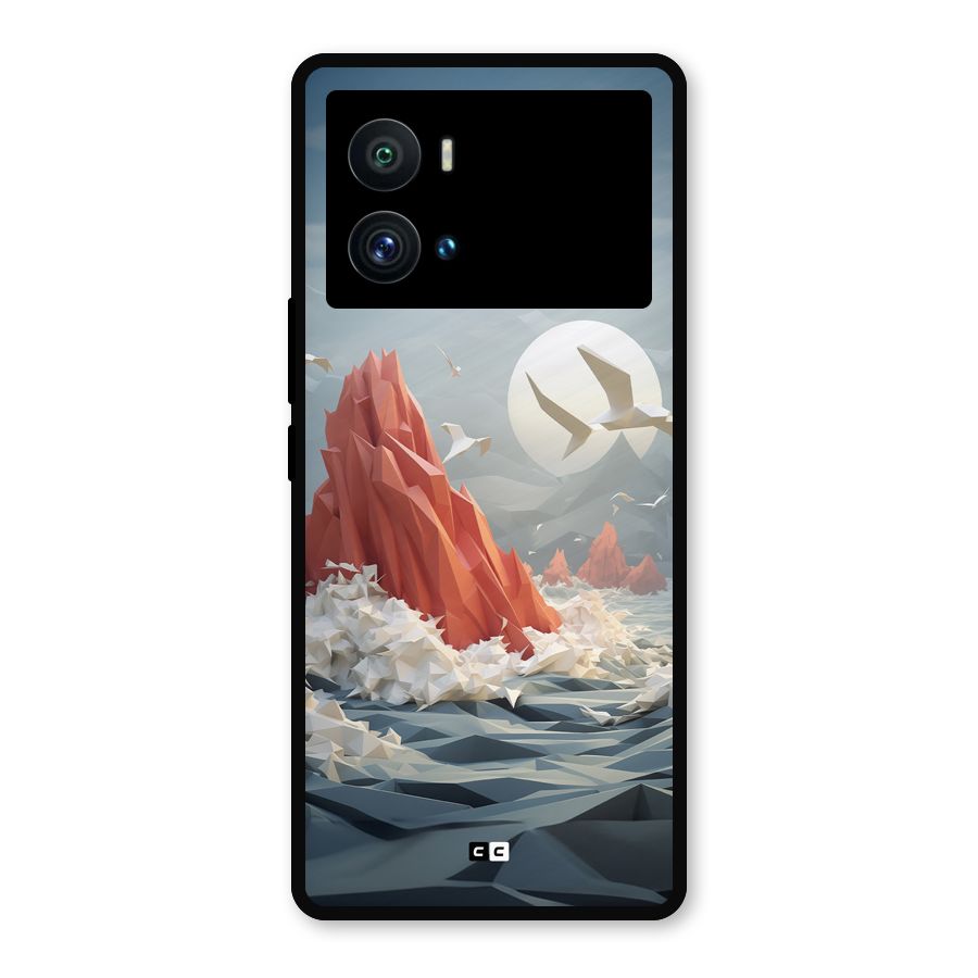Three Dimension Sea Metal Back Case for iQOO 9 Pro