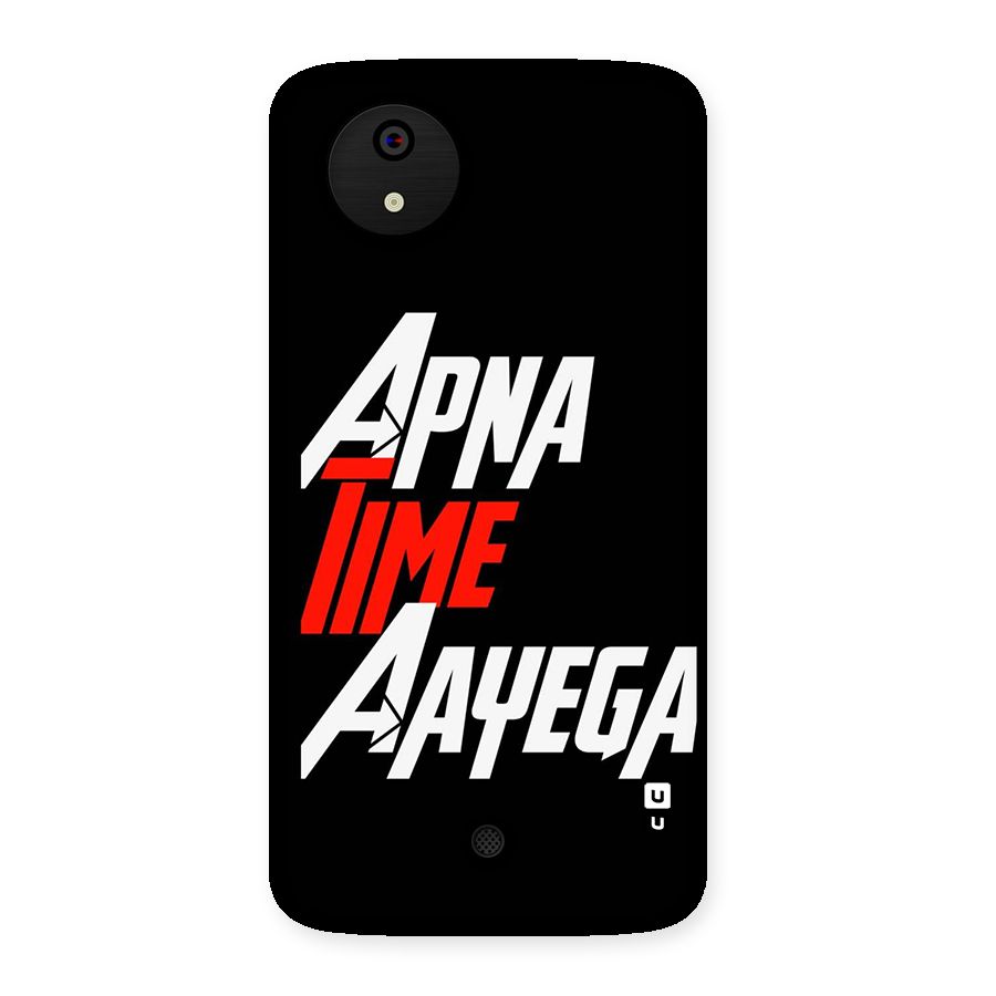Time Aayega Back Case for Canvas A1  AQ4501