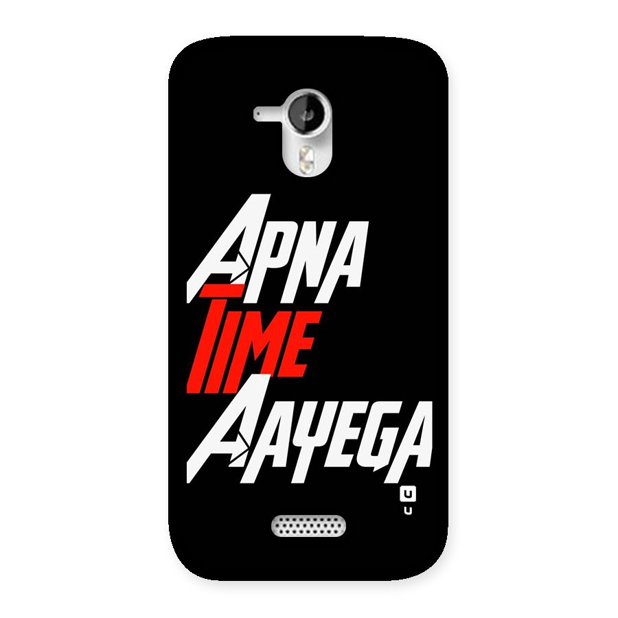 Time Aayega Back Case for Canvas HD A116