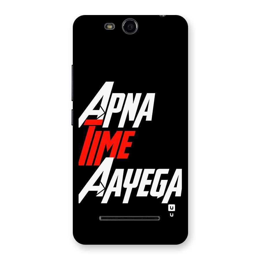 Time Aayega Back Case for Canvas Juice 3 Q392