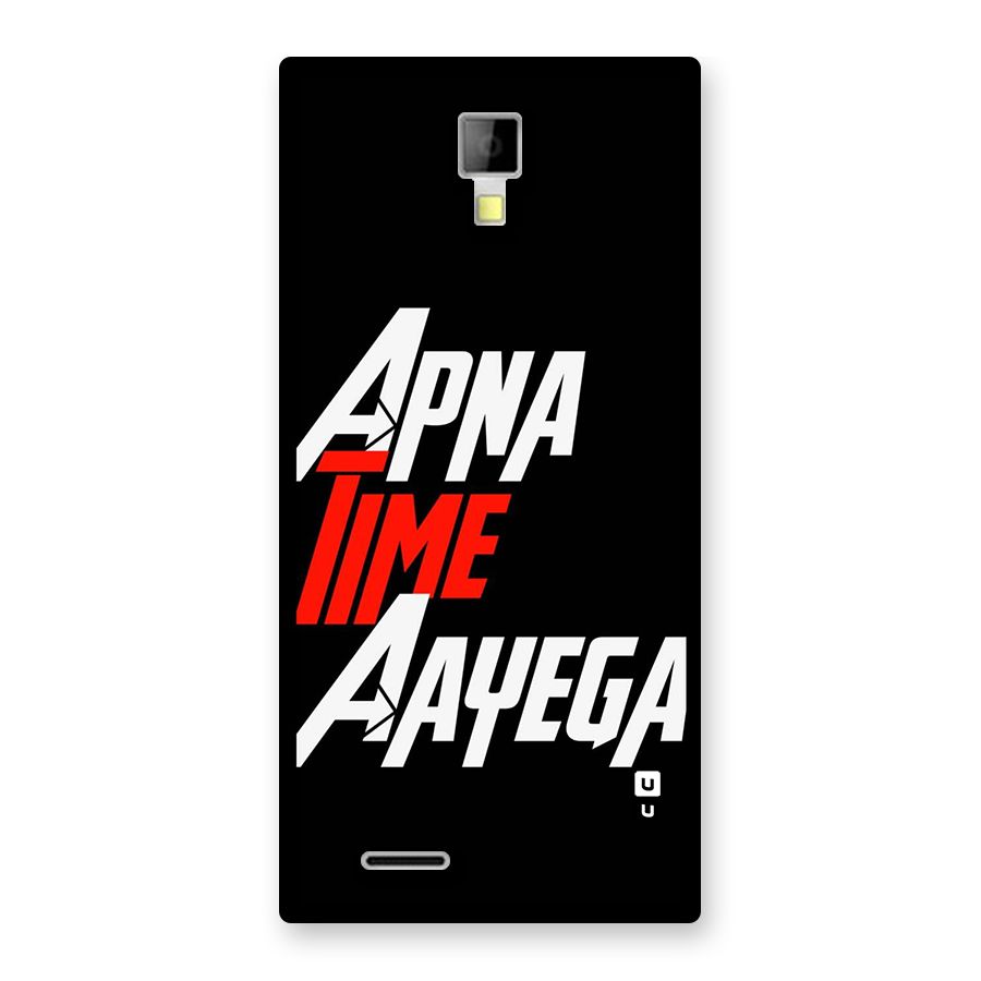 Time Aayega Back Case for Canvas Xpress A99