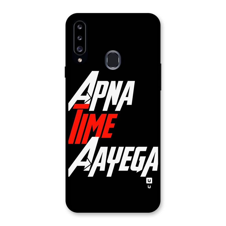 Time Aayega Back Case for Galaxy A20s