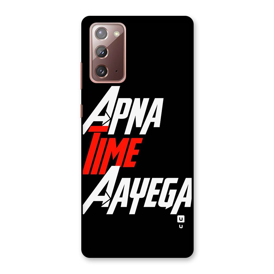 Time Aayega Back Case for Galaxy Note 20