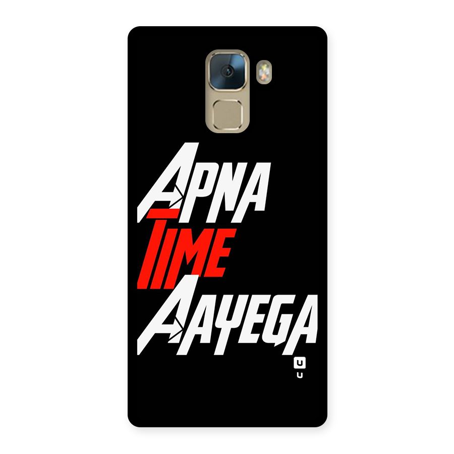 Time Aayega Back Case for Honor 7
