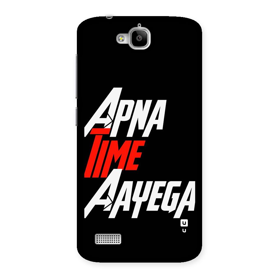 Time Aayega Back Case for Honor Holly