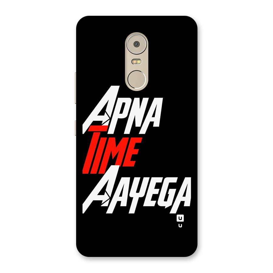 Time Aayega Back Case for Lenovo K6 Note