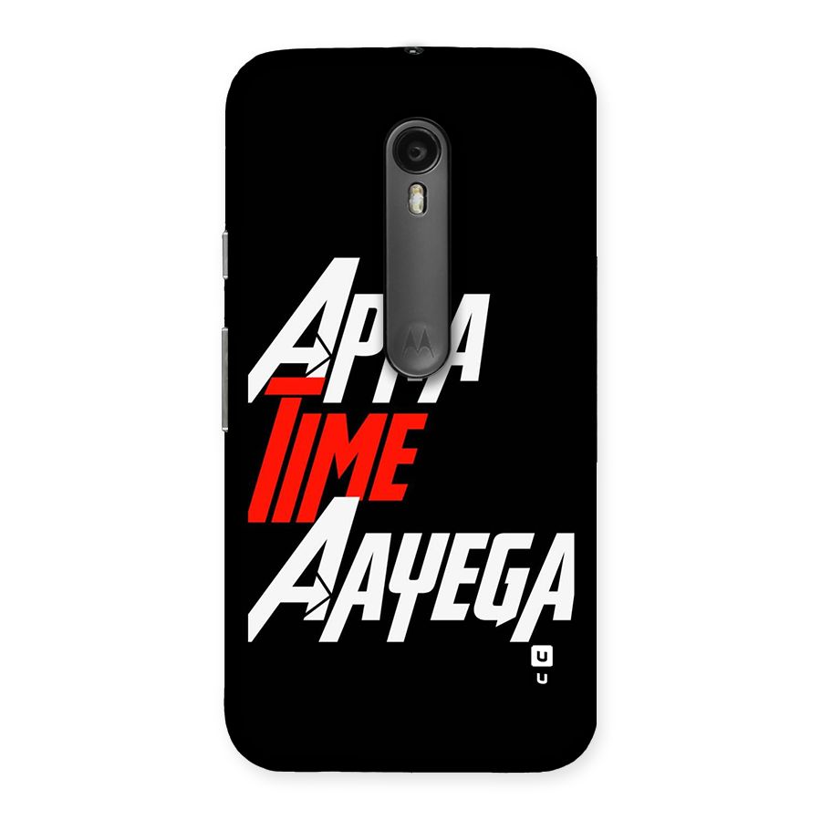 Time Aayega Back Case for Moto G3