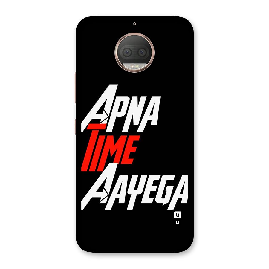 Time Aayega Back Case for Moto G5s Plus