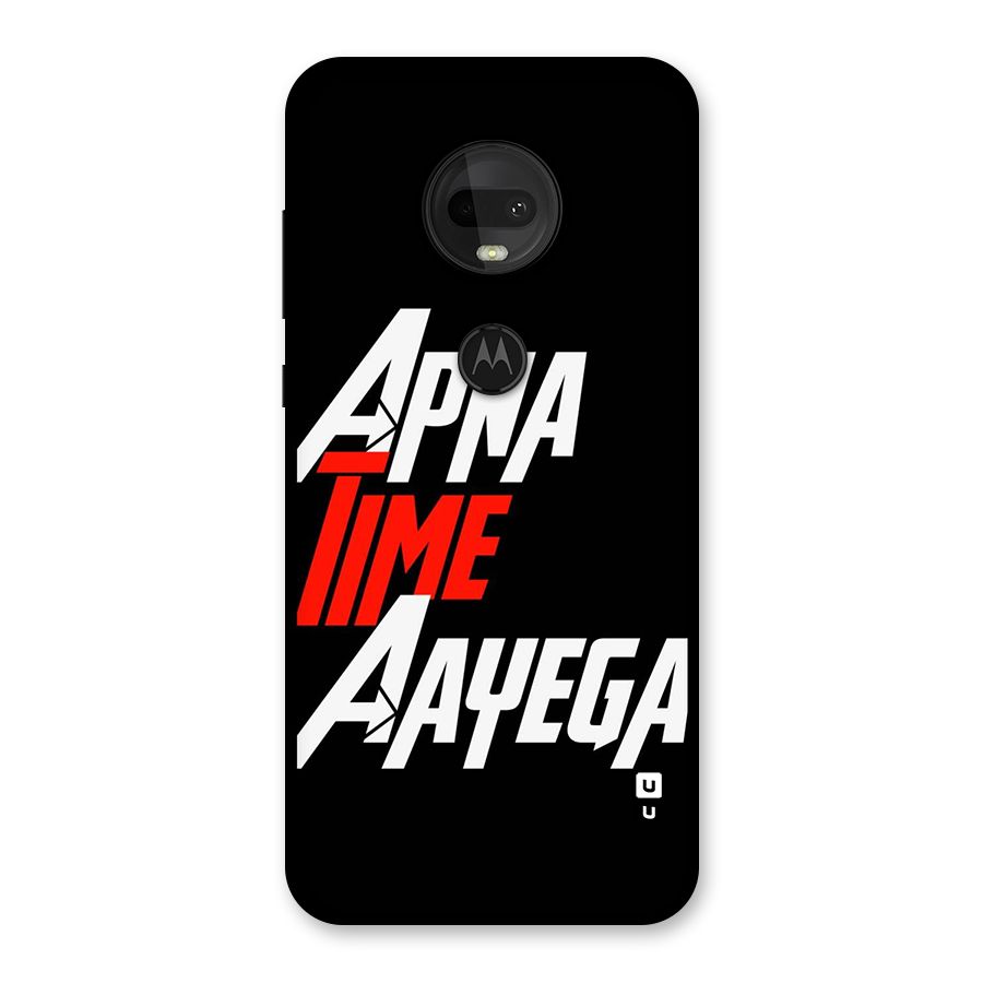 Time Aayega Back Case for Moto G7