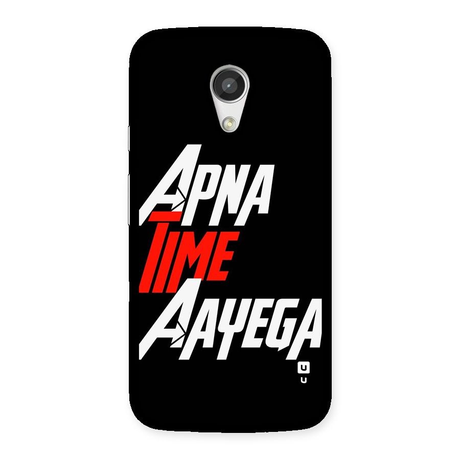 Time Aayega Back Case for Moto G 2nd Gen