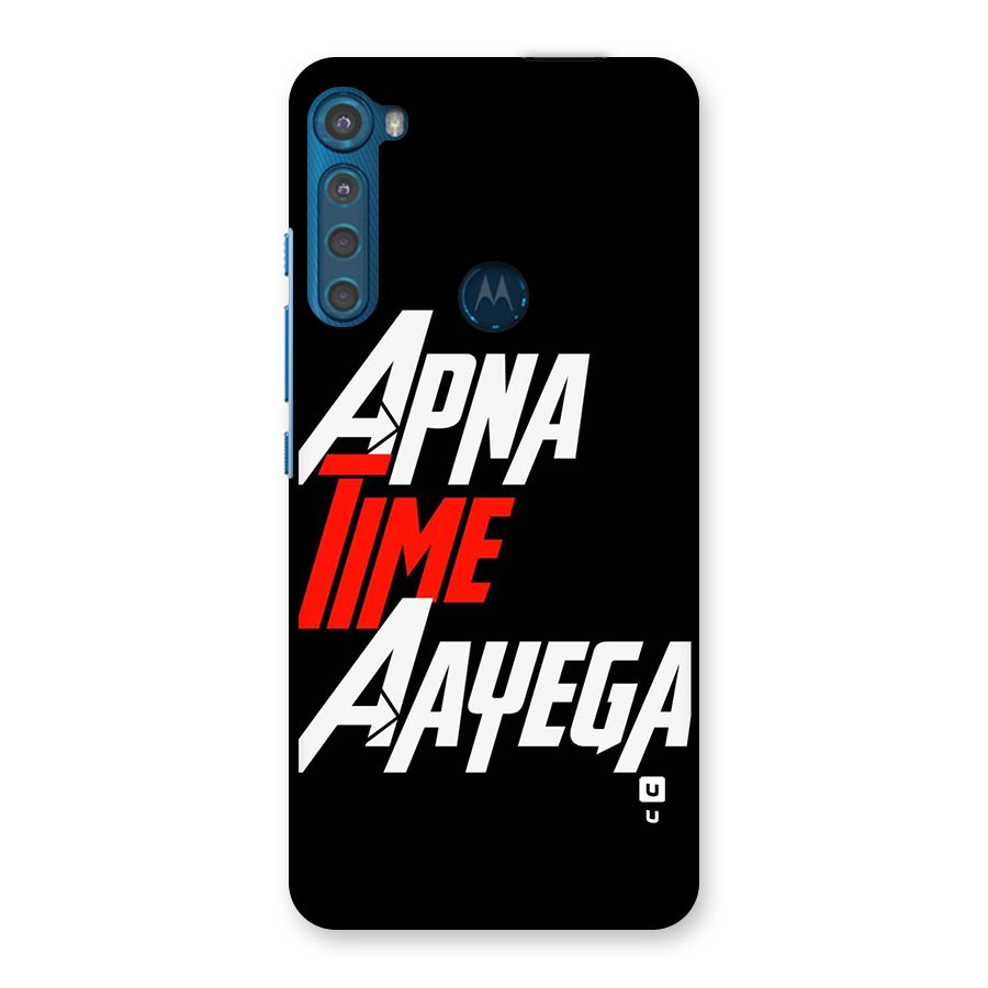 Time Aayega Back Case for Motorola One Fusion Plus
