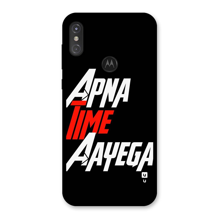 Time Aayega Back Case for Motorola One Power